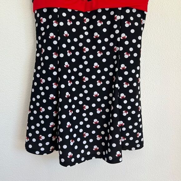 Disney Swimsuit Dress Minnie Mouse Icons Polka-Dot Print Size Small Missing Bow - Picture 8 of 15